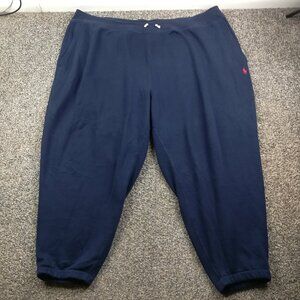 Polo Ralph Lauren Sweatpants Mens 6XB Fleece Joggers Navy Blue